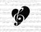 BW Musical Notes PlayStation Portal Remote Player Skin