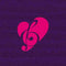 Purple Musical Notes PS4/PC SCUF Impact Controller Skin