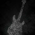 Guitar Pattern iPhone XS Clear Case