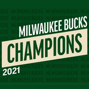 NBA Milwaukee Bucks 2021 Champions Galaxy S21 FE Clear Case