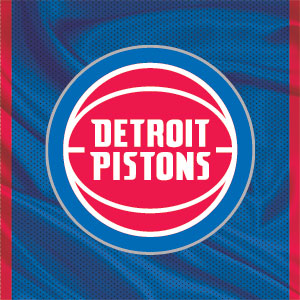 NBA Detroit Pistons Away Jersey Playstation 3 & PS3 Slim Skin