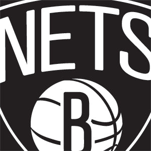 NBA Brooklyn Nets Large Logo Wii (Includes 1 Controller) Skin