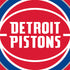 NBA Detroit Pistons Large Logo iPhone XS Clear Case