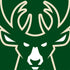 NBA Milwaukee Bucks Large Logo iPhone XS Clear Case