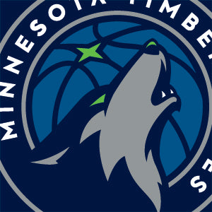 NBA Minnesota Timberwolves Large Logo Wii Remote Controller Skin