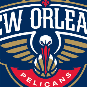 NBA New Orleans Pelicans Large Logo Wii (Includes 1 Controller) Skin