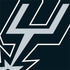 NBA San Antonio Spurs Large Logo iPhone XS Clear Case