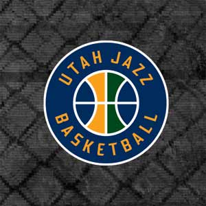 NBA Utah Jazz Black Rust Studio Wireless Skin