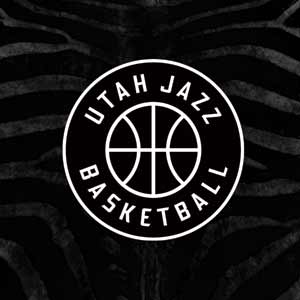 NBA Utah Jazz Black Animal Print PS3 Dual Shock wireless controller Skin