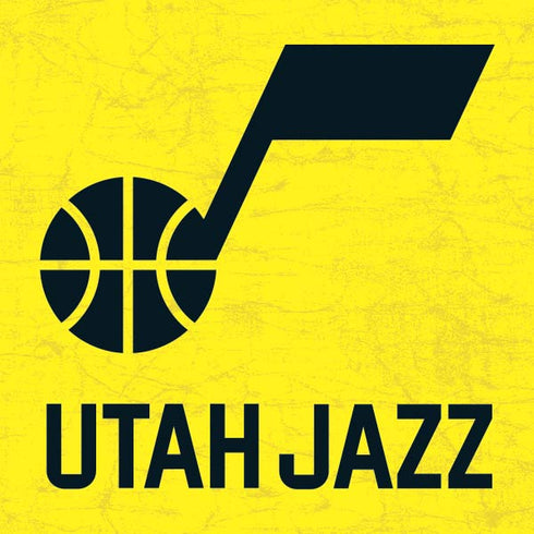 NBA Utah Jazz Yellow Texture iPhone 14 Pro Folio Case