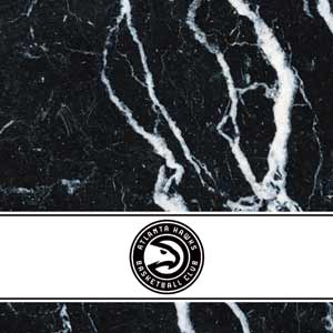 NBA Atlanta Hawks Marble Fire TV Cube Skin