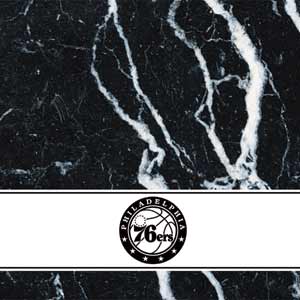 NBA Philadelphia 76ers Marble iPhone Charger (5W USB) Skin