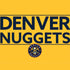 NBA Denver Nuggets Standard - Blue iPhone XS Clear Case
