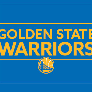NBA Golden State Warriors Standard - Blue Fire TV Cube Skin