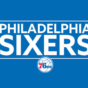 NBA Philadelphia 76ers Standard - Blue Fire TV Cube Skin