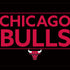 NBA Chicago Bulls Standard - Black iPhone XS Clear Case