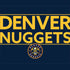 NBA Denver Nuggets Standard - Light Blue iPhone XS Clear Case