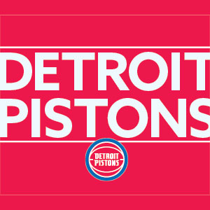 NBA Detroit Pistons Standard - Red Fire TV Cube Skin