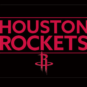 NBA Houston Rockets Standard - Black Xbox Adaptive Controller Skin