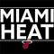 NBA Miami Heat Standard - Black Xbox Adaptive Controller Skin