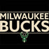 NBA Milwaukee Bucks Standard - Black iPhone XS Clear Case