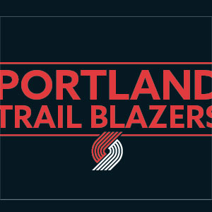NBA Portland Trail Blazers Standard - Black Fire TV Cube Skin