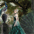 Woman with Peacocks by Nene Thomas iPhone 8 Folio Case