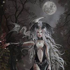 Gothic Princess with Silver Dragon by Nene Thomas Wii (Includes 1 Controller) Skin