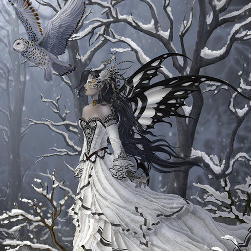 Fairy with Owl in Snow by Nene Thomas Apple Pencil (2nd Gen 2019) Skin