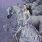 Fairy with Horse in Snow by Nene Thomas Wii Remote Controller Skin