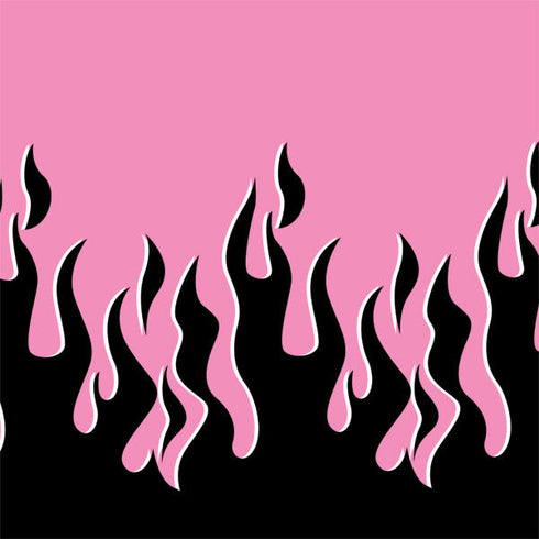 Pink Flames iPhone XS Clear Case