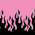 Pink Flames iPhone XS Clear Case