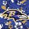 NFL Baltimore Ravens Tropical Print Steam Deck Handheld Gaming Computer Skin