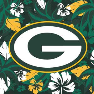 NFL Green Bay Packers Tropical Print Xbox 360 (Includes HDD) Skin