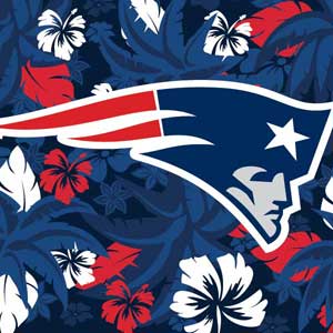 NFL New England Patriots Tropical Print Wii (Includes 1 Controller) Skin