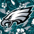 NFL Philadelphia Eagles Tropical Print iPhone XS Clear Case