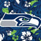 NFL Seattle Seahawks Tropical Print Nintendo GameCube Controller Skin