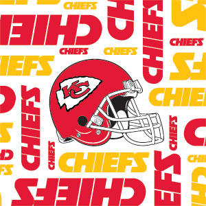 NFL Kansas City Chiefs White Blast Xbox 360 Slim (2010) Skin