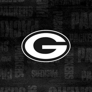 NFL Green Bay Packers Black & White Wii (Includes 1 Controller) Skin