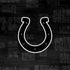 NFL Indianapolis Colts Black & White iPhone XS Clear Case