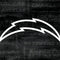 NFL Los Angeles Chargers Black & White Xbox 360 Slim (2010) Skin