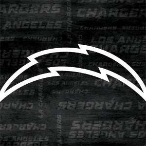 NFL Los Angeles Chargers Black & White Xbox 360 (Includes HDD) Skin