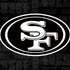NFL San Franciso 49ers Black & White iPhone XS Clear Case