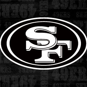 NFL San Franciso 49ers Black & White Wii (Includes 1 Controller) Skin
