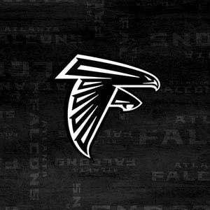 NFL Atlanta Falcons Black & White Apple AirPods 2 Skin