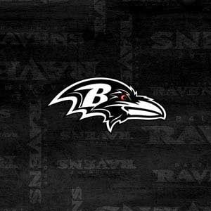 NFL Baltimore Ravens Black & White 3DS (2011) Skin