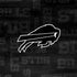 NFL Buffalo Bills Black & White iPhone XS Clear Case