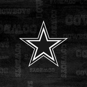 NFL Dallas Cowboys Black & White Nintendo Switch (2017-2021) Joy-Con Controller Skin