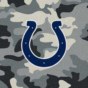NFL Indianapolis Colts Camo Galaxy Book 12in Skin