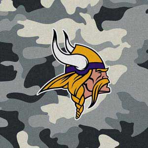 NFL Minnesota Vikings Camo Wii (Includes 1 Controller) Skin